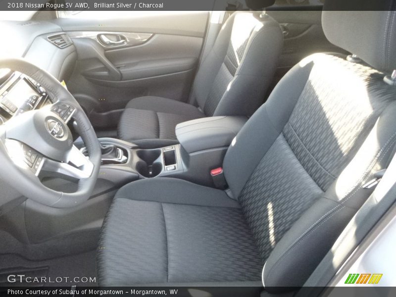 Brilliant Silver / Charcoal 2018 Nissan Rogue SV AWD
