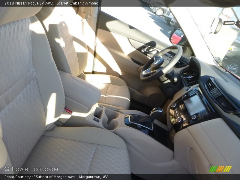  2018 Rogue SV AWD Almond Interior