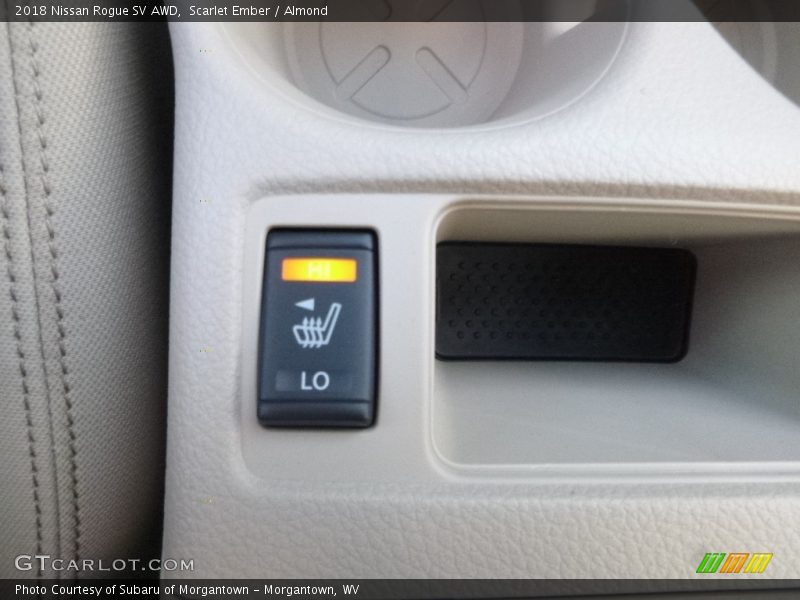 Scarlet Ember / Almond 2018 Nissan Rogue SV AWD