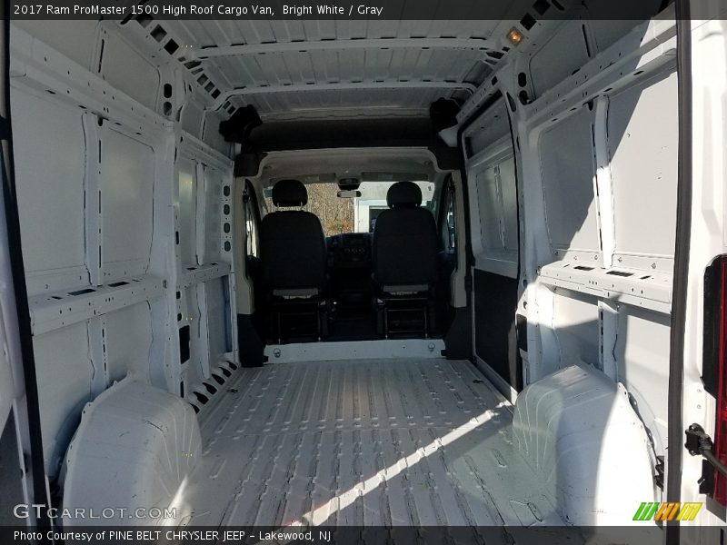 Bright White / Gray 2017 Ram ProMaster 1500 High Roof Cargo Van