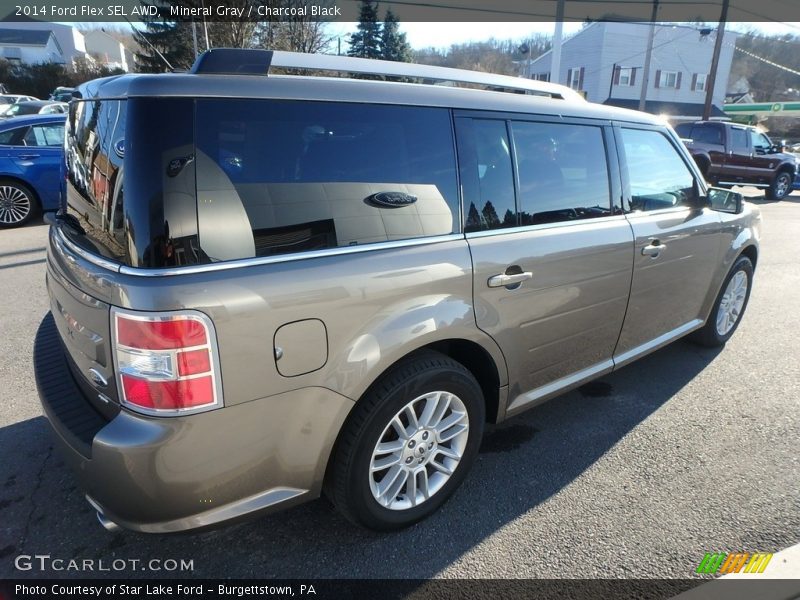 Mineral Gray / Charcoal Black 2014 Ford Flex SEL AWD