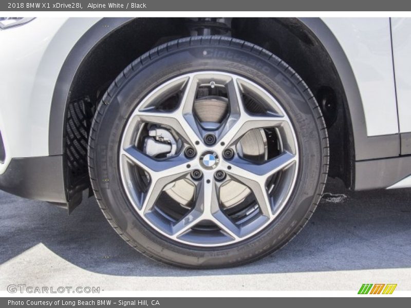 Alpine White / Black 2018 BMW X1 xDrive28i