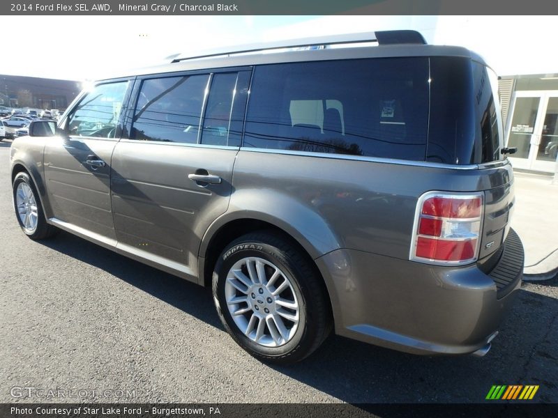 Mineral Gray / Charcoal Black 2014 Ford Flex SEL AWD