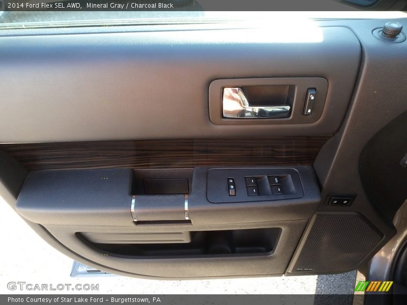 Mineral Gray / Charcoal Black 2014 Ford Flex SEL AWD