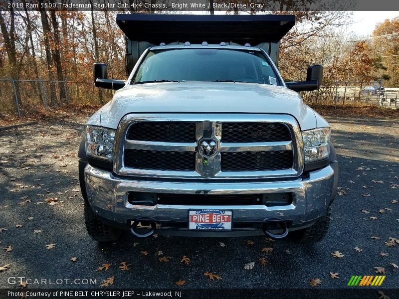 Bright White / Black/Diesel Gray 2018 Ram 5500 Tradesman Regular Cab 4x4 Chassis