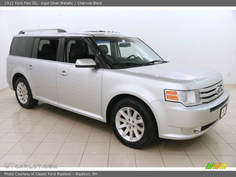 Ingot Silver Metallic / Charcoal Black 2012 Ford Flex SEL