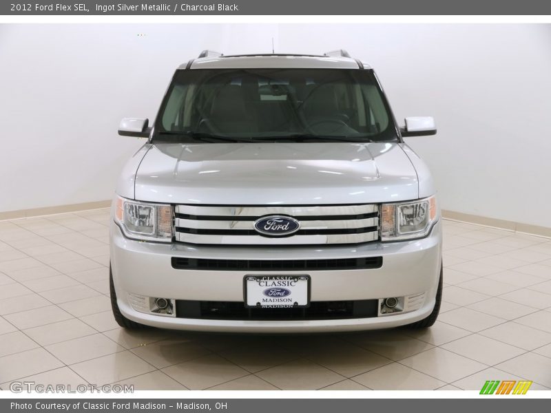 Ingot Silver Metallic / Charcoal Black 2012 Ford Flex SEL