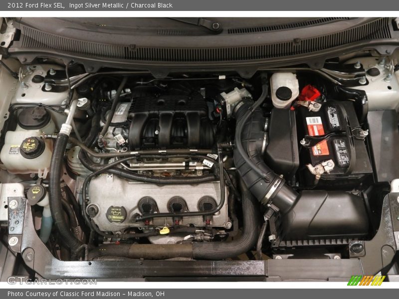 Ingot Silver Metallic / Charcoal Black 2012 Ford Flex SEL