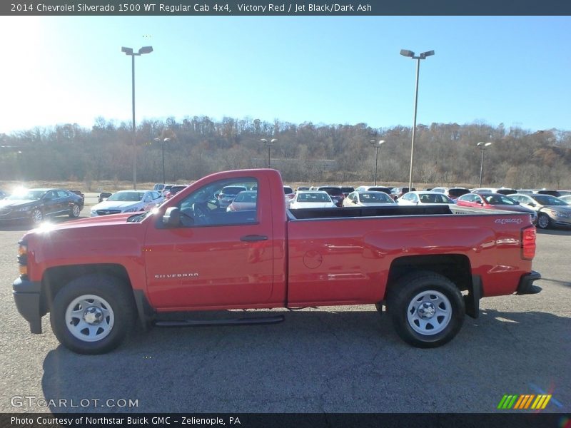 Victory Red / Jet Black/Dark Ash 2014 Chevrolet Silverado 1500 WT Regular Cab 4x4