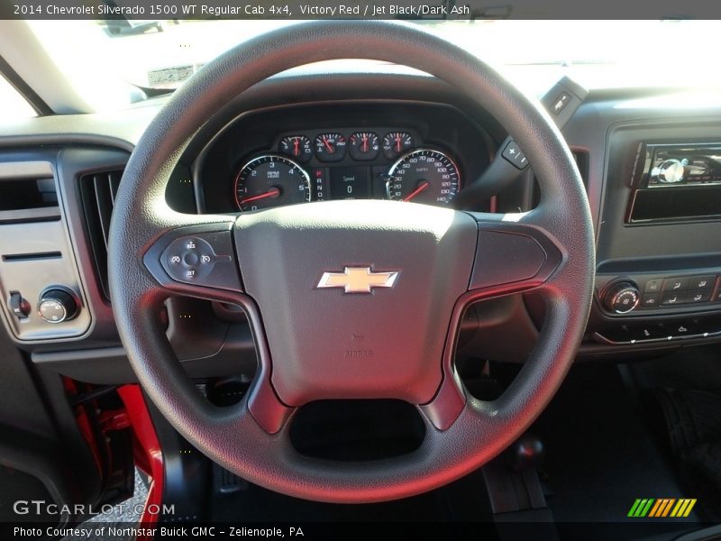 Victory Red / Jet Black/Dark Ash 2014 Chevrolet Silverado 1500 WT Regular Cab 4x4