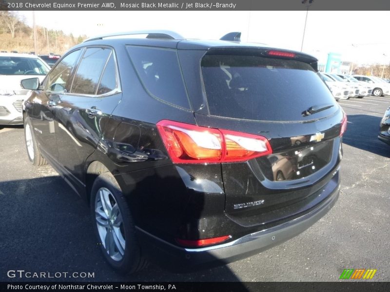 Mosaic Black Metallic / Jet Black/­Brandy 2018 Chevrolet Equinox Premier AWD