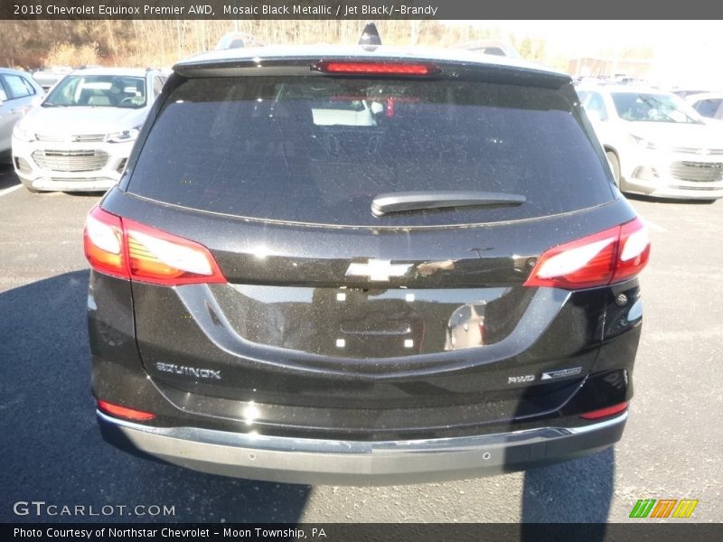 Mosaic Black Metallic / Jet Black/­Brandy 2018 Chevrolet Equinox Premier AWD