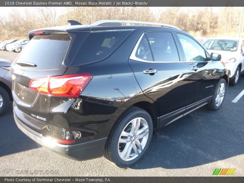 Mosaic Black Metallic / Jet Black/­Brandy 2018 Chevrolet Equinox Premier AWD