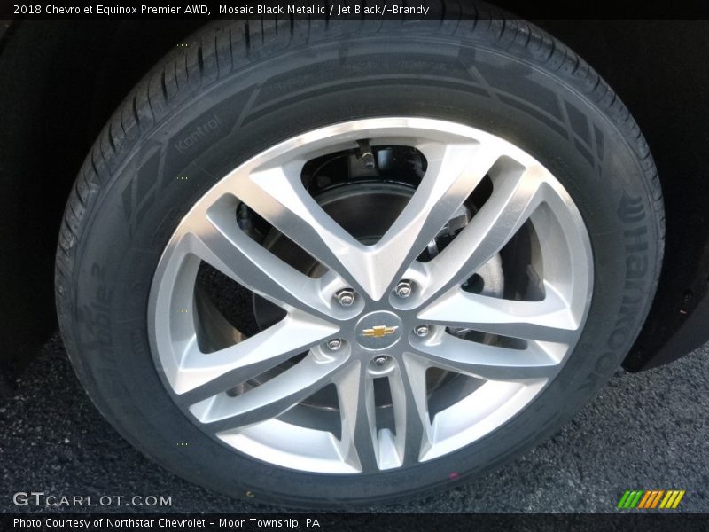 Mosaic Black Metallic / Jet Black/­Brandy 2018 Chevrolet Equinox Premier AWD