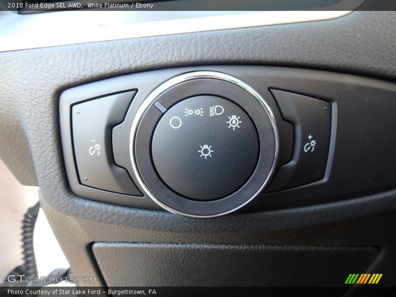 Controls of 2018 Edge SEL AWD