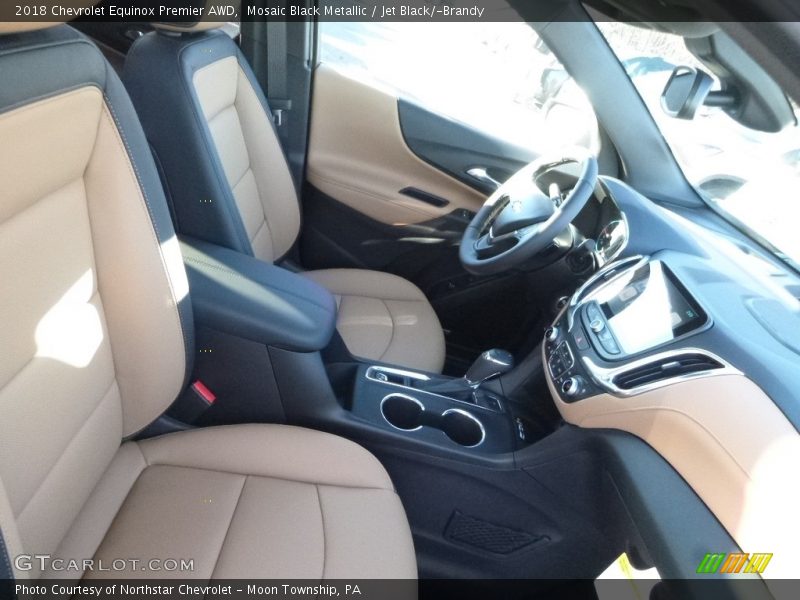 Mosaic Black Metallic / Jet Black/­Brandy 2018 Chevrolet Equinox Premier AWD