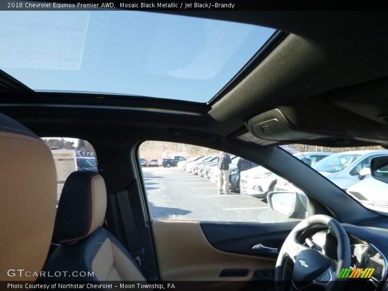 Mosaic Black Metallic / Jet Black/­Brandy 2018 Chevrolet Equinox Premier AWD