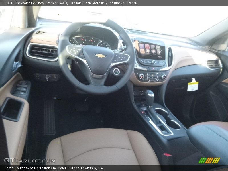 Mosaic Black Metallic / Jet Black/­Brandy 2018 Chevrolet Equinox Premier AWD