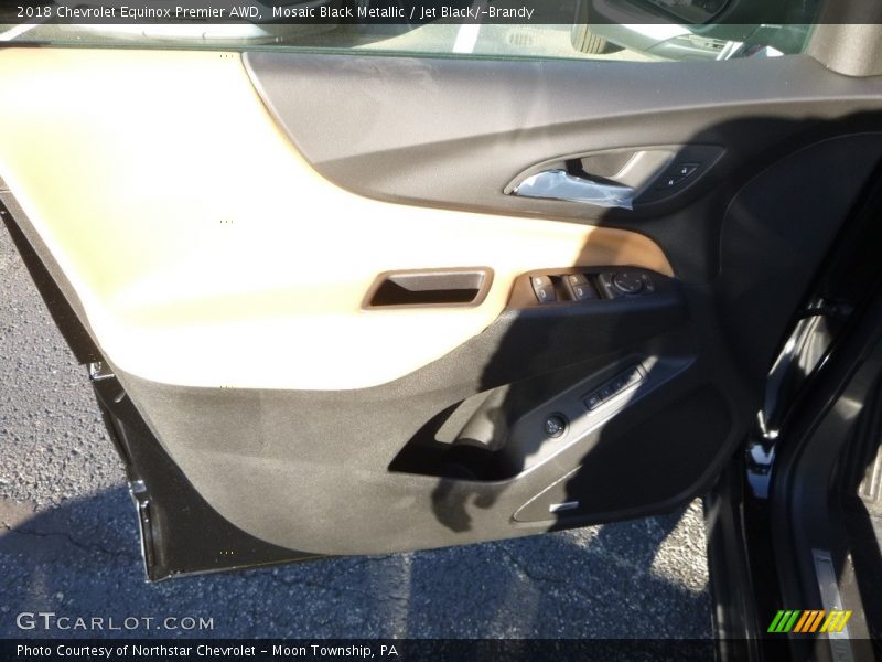 Mosaic Black Metallic / Jet Black/­Brandy 2018 Chevrolet Equinox Premier AWD