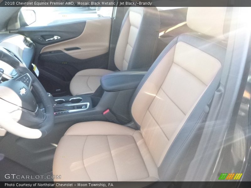 Mosaic Black Metallic / Jet Black/­Brandy 2018 Chevrolet Equinox Premier AWD