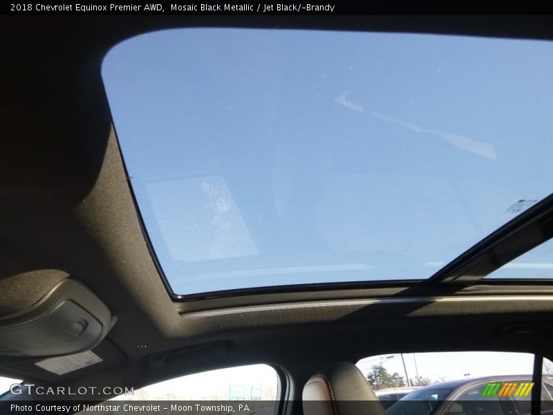 Mosaic Black Metallic / Jet Black/­Brandy 2018 Chevrolet Equinox Premier AWD