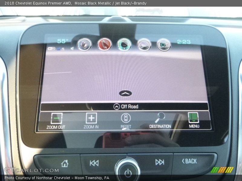 Mosaic Black Metallic / Jet Black/­Brandy 2018 Chevrolet Equinox Premier AWD