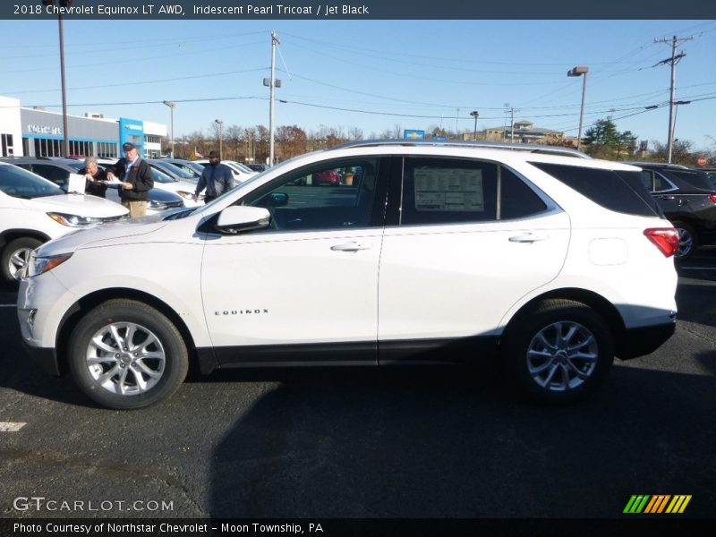 Iridescent Pearl Tricoat / Jet Black 2018 Chevrolet Equinox LT AWD