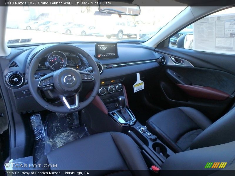 Jet Black Mica / Black 2018 Mazda CX-3 Grand Touring AWD