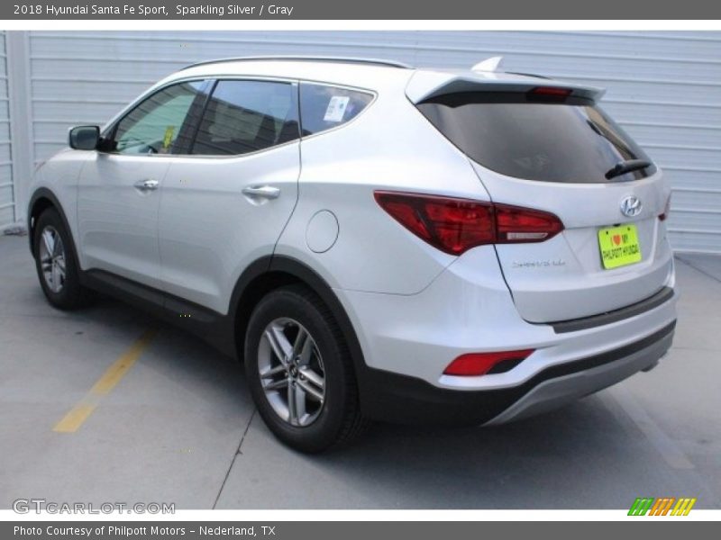 Sparkling Silver / Gray 2018 Hyundai Santa Fe Sport