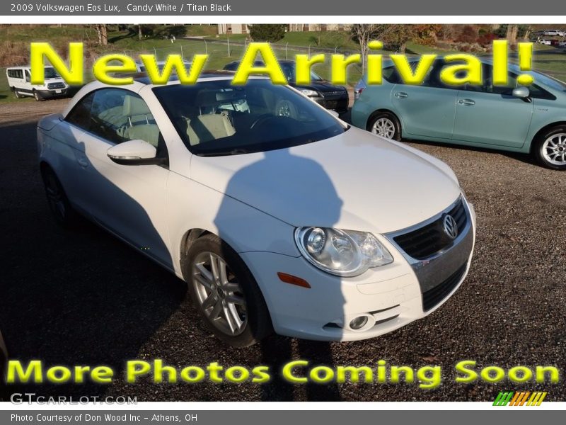 Candy White / Titan Black 2009 Volkswagen Eos Lux