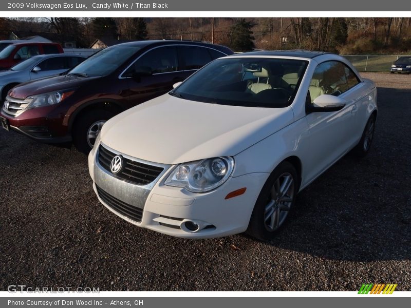 Candy White / Titan Black 2009 Volkswagen Eos Lux