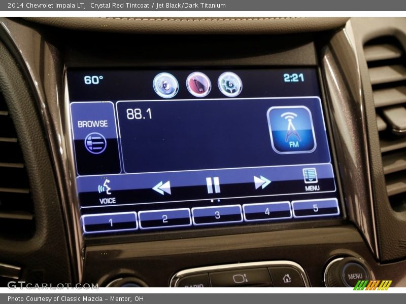 Crystal Red Tintcoat / Jet Black/Dark Titanium 2014 Chevrolet Impala LT