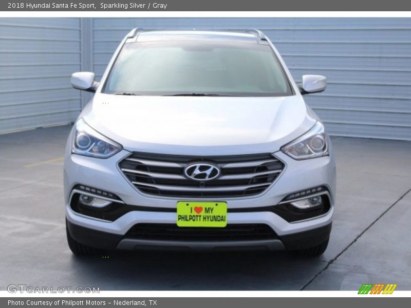 Sparkling Silver / Gray 2018 Hyundai Santa Fe Sport