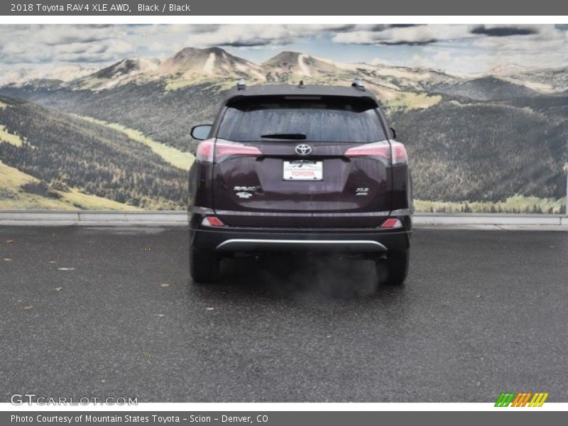 Black / Black 2018 Toyota RAV4 XLE AWD