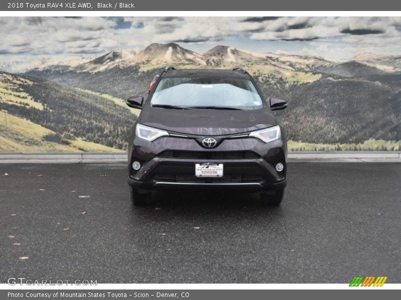 Black / Black 2018 Toyota RAV4 XLE AWD