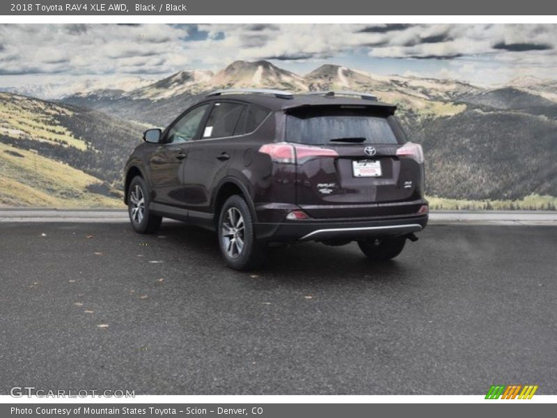 Black / Black 2018 Toyota RAV4 XLE AWD