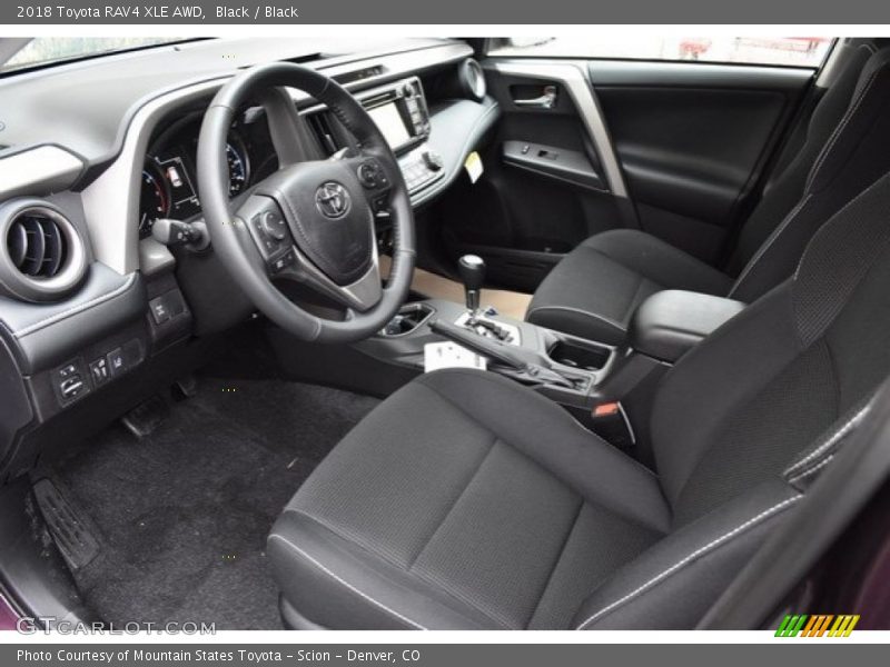 Black / Black 2018 Toyota RAV4 XLE AWD