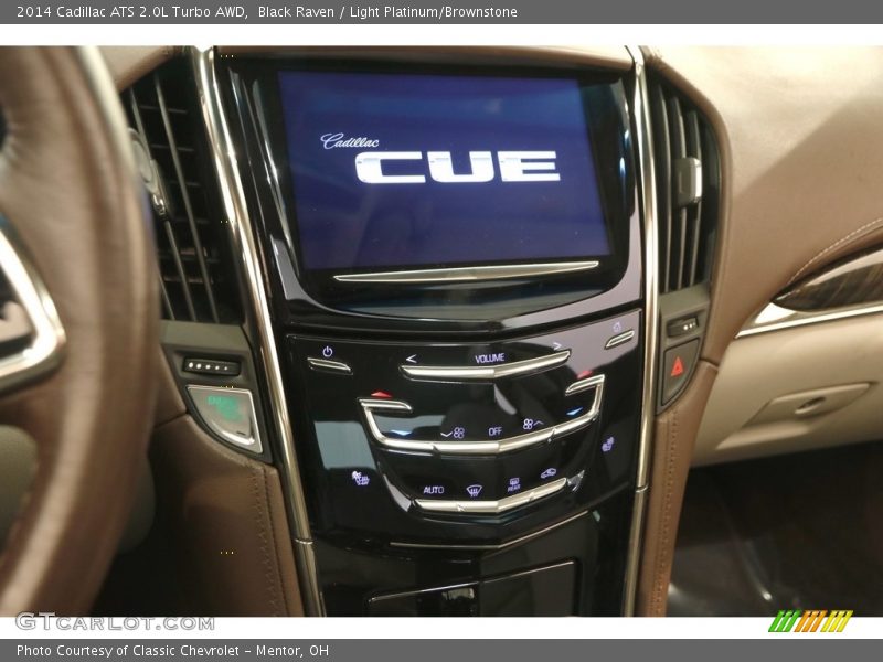 Black Raven / Light Platinum/Brownstone 2014 Cadillac ATS 2.0L Turbo AWD