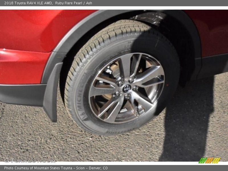 Ruby Flare Pearl / Ash 2018 Toyota RAV4 XLE AWD