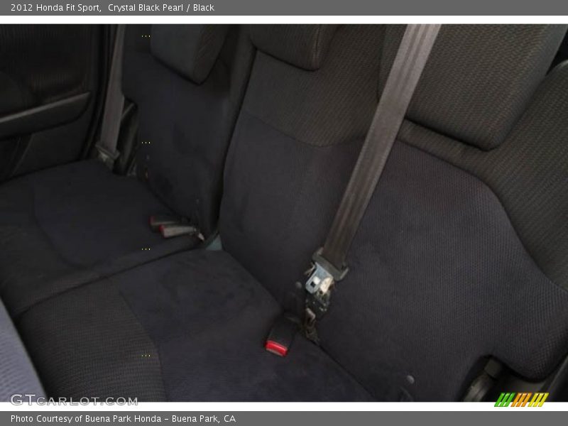 Crystal Black Pearl / Black 2012 Honda Fit Sport