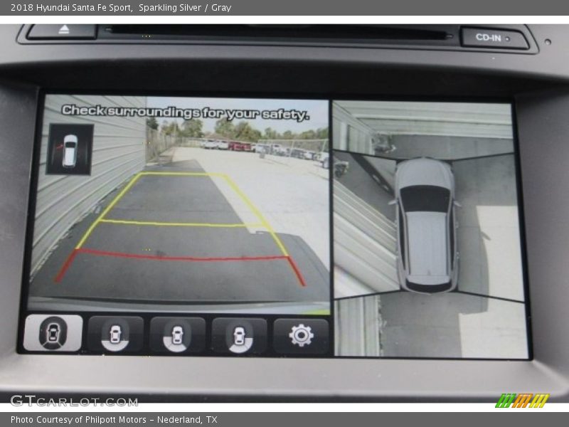 Sparkling Silver / Gray 2018 Hyundai Santa Fe Sport