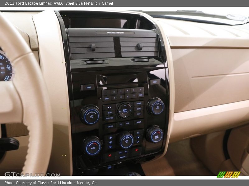 Steel Blue Metallic / Camel 2012 Ford Escape Limited 4WD