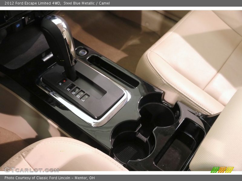 Steel Blue Metallic / Camel 2012 Ford Escape Limited 4WD