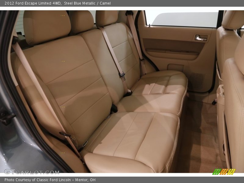 Steel Blue Metallic / Camel 2012 Ford Escape Limited 4WD