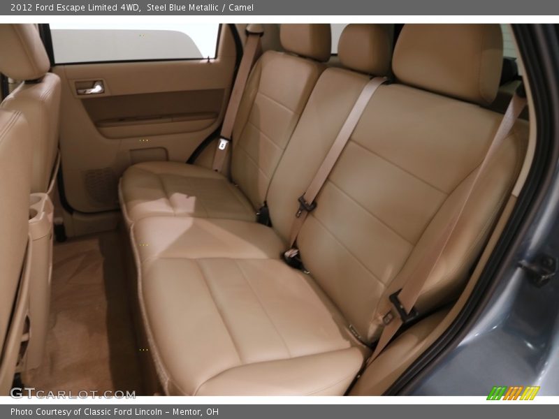 Steel Blue Metallic / Camel 2012 Ford Escape Limited 4WD