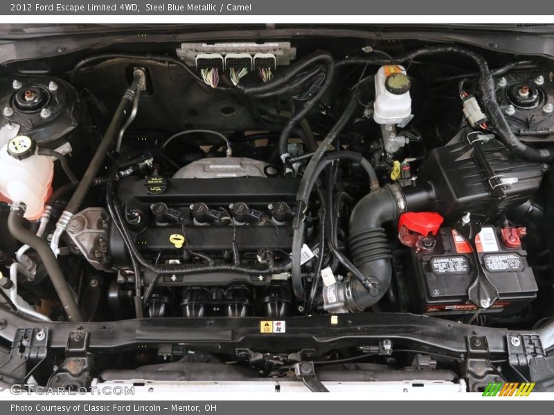 Steel Blue Metallic / Camel 2012 Ford Escape Limited 4WD