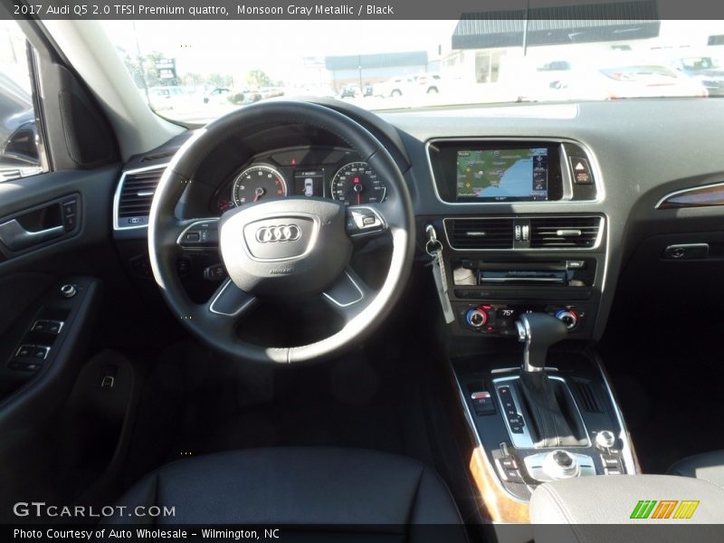 Monsoon Gray Metallic / Black 2017 Audi Q5 2.0 TFSI Premium quattro