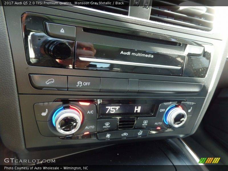 Monsoon Gray Metallic / Black 2017 Audi Q5 2.0 TFSI Premium quattro