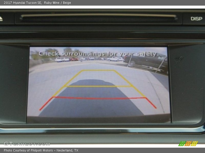 Ruby Wine / Beige 2017 Hyundai Tucson SE