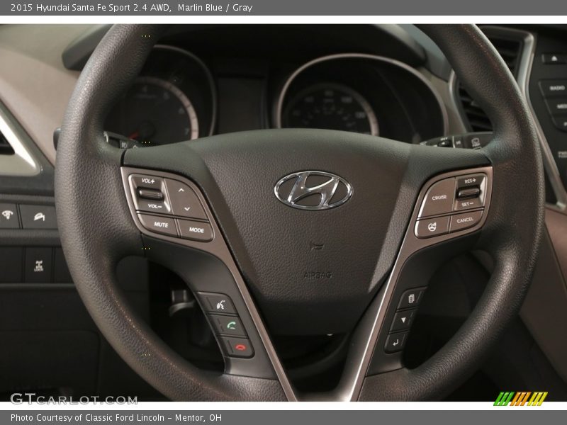 Marlin Blue / Gray 2015 Hyundai Santa Fe Sport 2.4 AWD